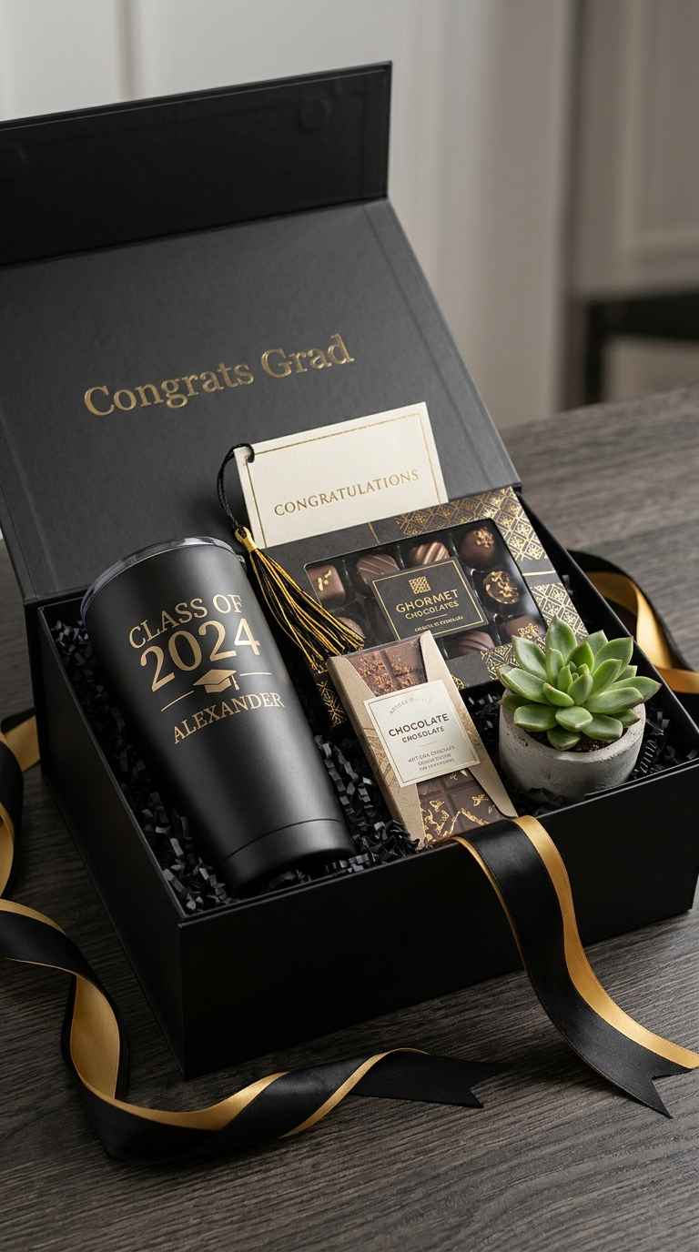 Contoh hampers wisuda dalam box eksklusif