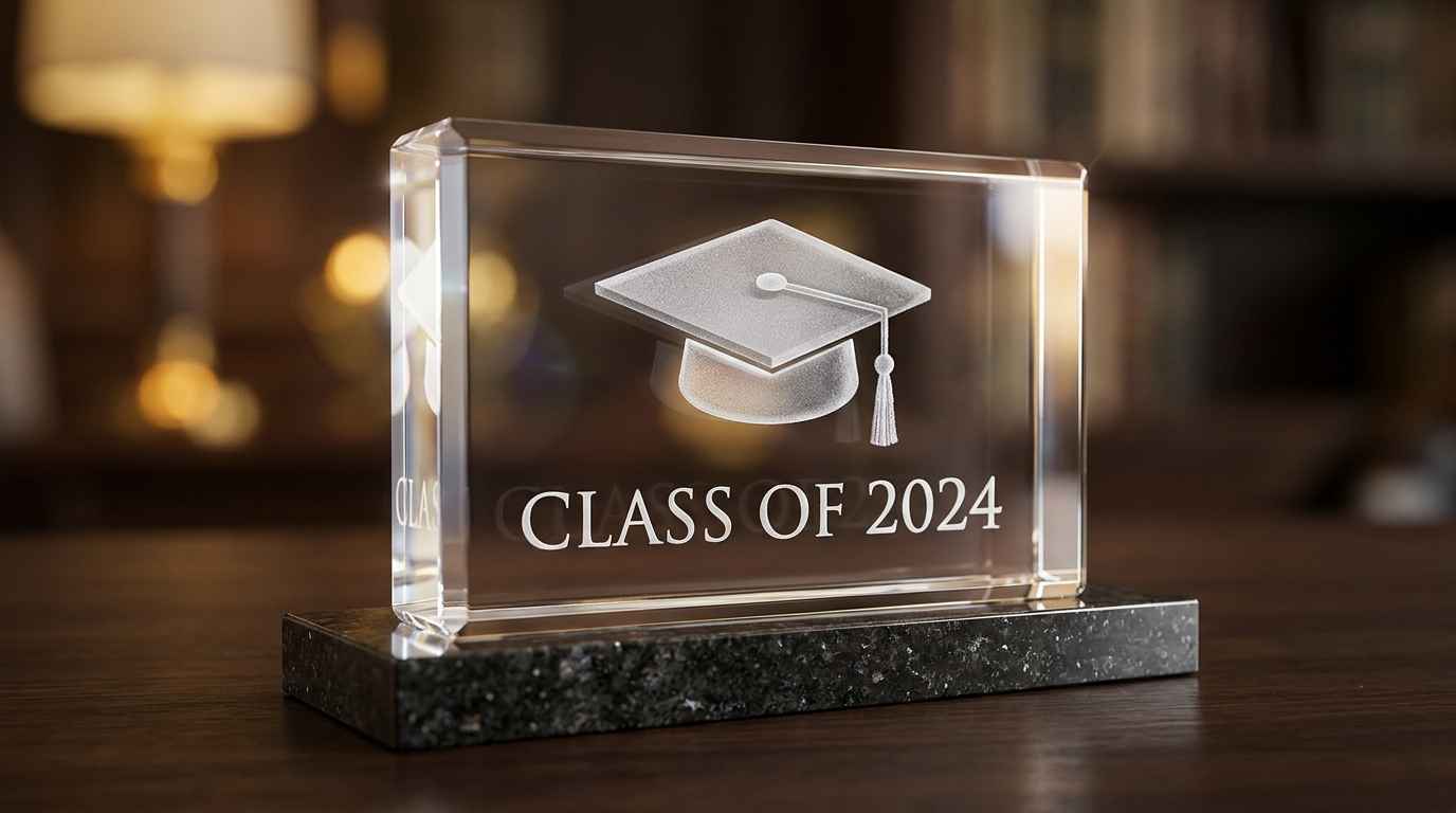 Contoh frame wisuda akrilik custom